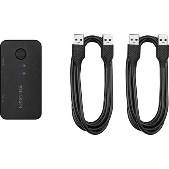 Insignia™ - NS-PH3A4AS 4-Port USB 3.0 Hub - Black - Picture 4 of 8
